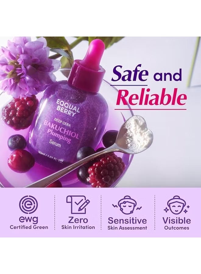 eqqualberry Eqqual Berry Deep Cera Bakuchiol Plumping Serum 30ml - Image 2